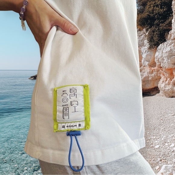 MUKZIN Lime and White Graphic Tee - Picture 5 of 9